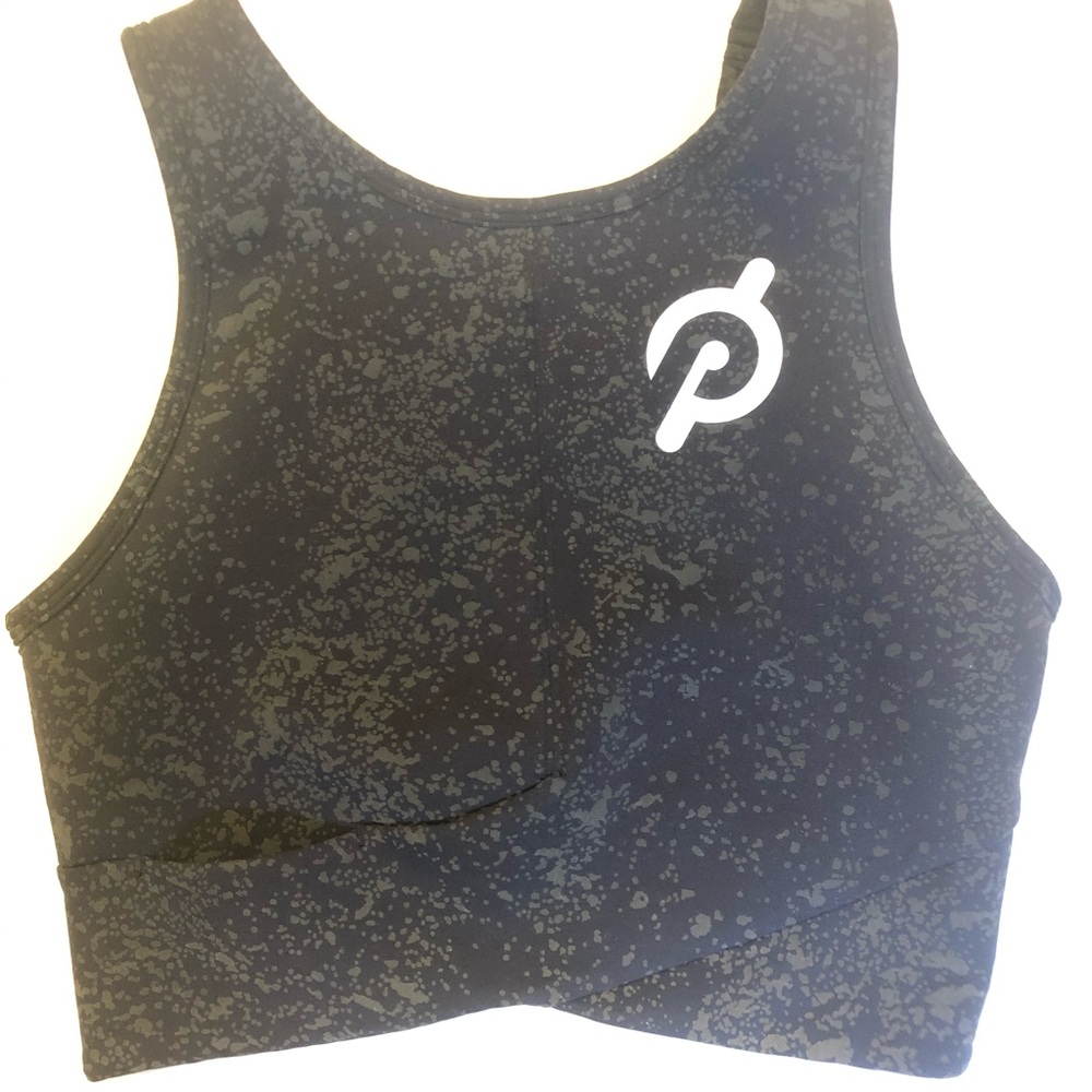 Peloton lululemon cropped Bra Tank reflective s 4